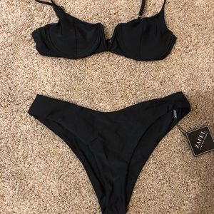Zaful black bikini size 6